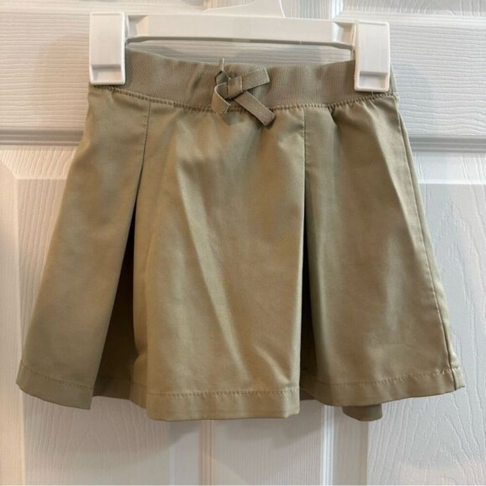 French Toast School Uniforms Girls' Pull-On Scooter Skirt khaki size 5